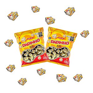 2 Pacotes de Bala Dadinho 600g