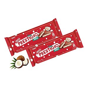 Kit 2 Barras de Prestigio Maxi Chocolate Nestlé 90g