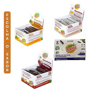 Barra de Banana Desidratada 8x25g Paixão Tropical - Escolha