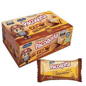 Paçoquita Com Coco Queimado 8 unidades Santa Helena