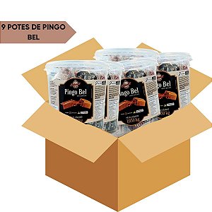 Caixa com 9 Potes de Doce Pingo Bel 1,050kg - Ouro de Minas