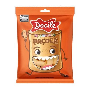 Marshmallow MaxMallows Paçoca 220g - Docile