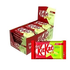 Chocolate Kit Kat Limão com 24 unidades Nestlé