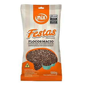 Flocos Macios Sabor Chocolate Escuro 500g Mix