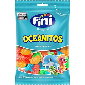 Bala de gelatina Oceanitos 250g - Fini
