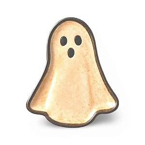 Prato De Papel Em Formato De Fantasma Com 10 un 24x20 cm BR Festas
