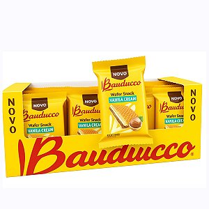 Wafer Snack Sabor Leite Com Avelã 24 un De 20g Bauducco