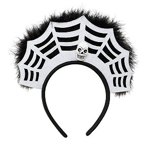 Tiara De Halloween Teia Luxo 1 un Ponto Das Festas