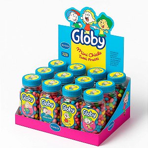 Chiclete Globy Brinclets Tutti-Frutti Caixa 12x32g Horizon