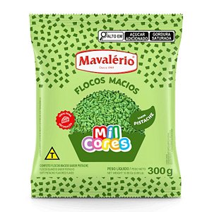Flocos Macio Pistache Mavalério 300g