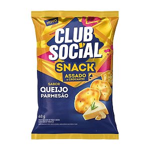 Club Social Sabor Parmesão Snack 68g Mondelez