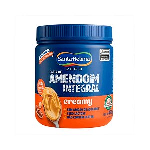 Pasta de Amendoim Integral Creamy 450g Santa Helena