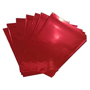 Saco Metalizado Vermelho 25x35cm 50un Carber