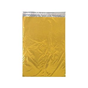 Saco Metalizado Ouro 15x29cm 50un Carber