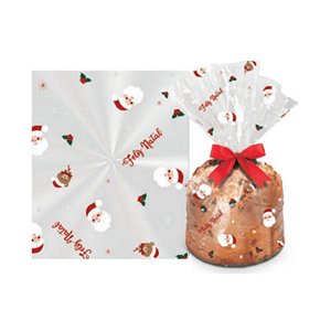 Saco para Panetone Noel Forest 13,5x22,5cm 100g Carber c/50 Un