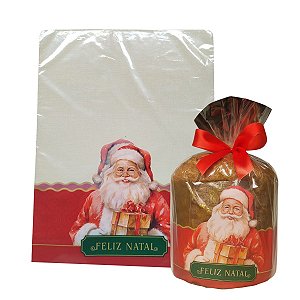 Saco para Panetone Tempo de Celebrar 250g ou 500g com 50 Un Carber