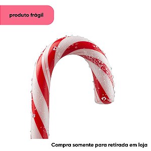 Pirulito Bengala Natal Cores sortidas 350g com 20 Unidades Arco Íris