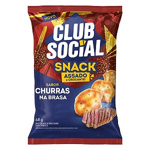 Club Social Snack Sabor Churras na Brasa 68g  Mondelez