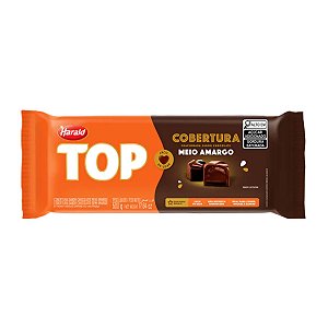 Cobertura De Chocolate Meio Amargo Top Barra 500g  Harald