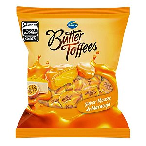 Bala Butter Toffee Maracujá 90g Arcor