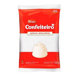 Açúcar Impalpável Confeiteiro 1kg Top Harald