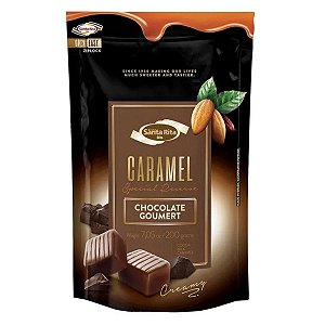 Caramelo Gourmet Chocolate 200g 28un Santa Rita