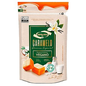 Caramelo Tradicional Vegano 200g 28un Santa Rita