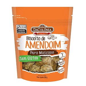 Biscoito de Amendoim com Açúcar Mascavo 200g