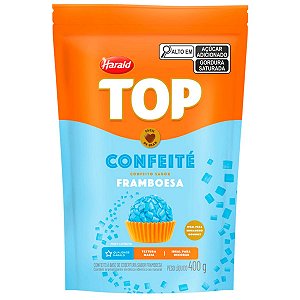 Granulado Confeité Sabor Framboesa Azul 400g Top
