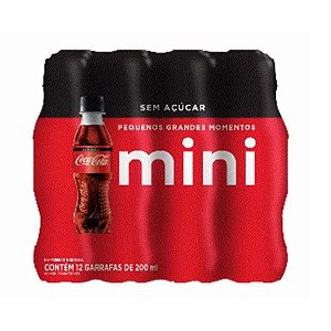 Fardo Coca-Cola Zero PET 12 unidades de 200ml Spal