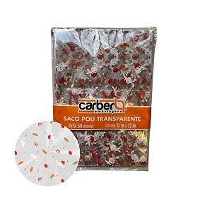 Saco Poli Páscoa Alegria 15x29cm com 50 unidades - Carber