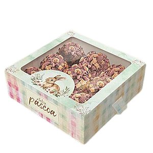 Kit 10 Caixas 9 Doces Gaveta com Visor Páscoa Encantos