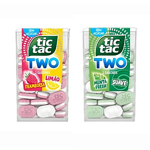 Bala Tic Tac Two 38,5g Sem Açúcar Escolha o sabor