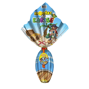 Ovo de Páscoa Moedas do Caribe 150g - Ki-Kakau com Moedas de Chocolate