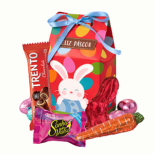 Caixa para Lembrancinha de Páscoa com Doces - Mercadoce