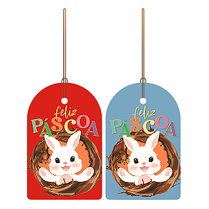 Tags de Presente Felicita 5x8cm com 12 Unidades - Cromus