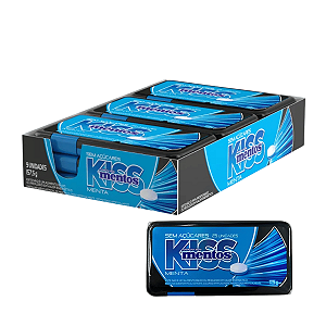 Mentos Kiss Dispenser Mint Display com 9 unidades - Perfetti