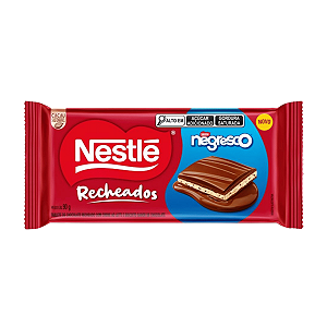 Barra de Chocolate Nestle Recheados Negresco 90g