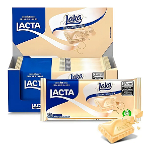 Chocolate em Barra Laka 80g Display com 17 unidades - Lacta
