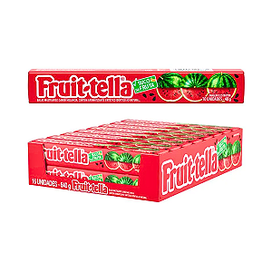 Bala Mastigável Fruittella Melancia com 16unidades de 40g - Perfetti