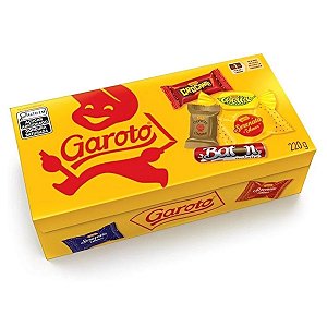 Caixa  De Bombom Garoto Sortido 220g