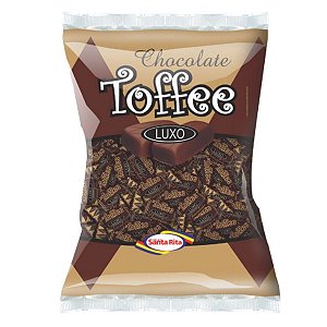 Bala Toffe Luxo Chocolate 600g Santa Rita