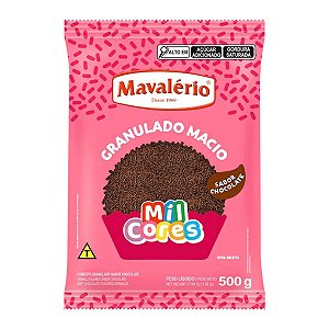 Granulado Macio Chocolate 500g Mavalério