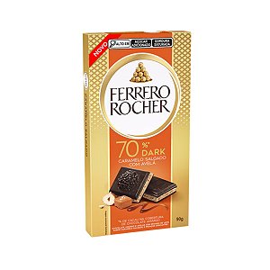 Tablete 70% Dark Caramelo Salgado Ferrero Rocher 95g