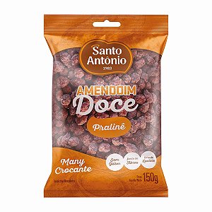 Amendoim Doce Pralinê Many Crocante 150g Santo Antônio
