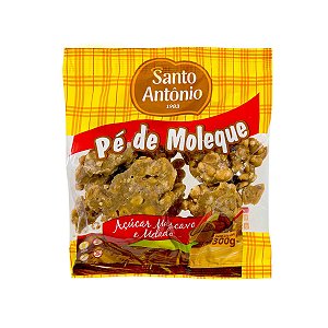 Pé de Moleque com Açúcar Mascavo 300g Santo Antônio