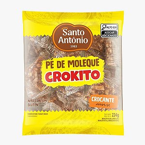 Pé de Moleque Crocante Crokito 224g Santo Antônio