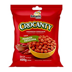 Amendoim Crocanty Pimenta Mexicana 1,010kg Bálsamo