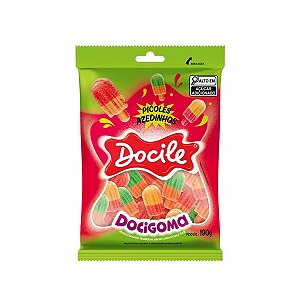 Bala de Goma Picolés Azedinhos 190g Docile