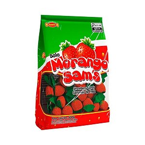 Bala Morango Recheada 500g Sam's